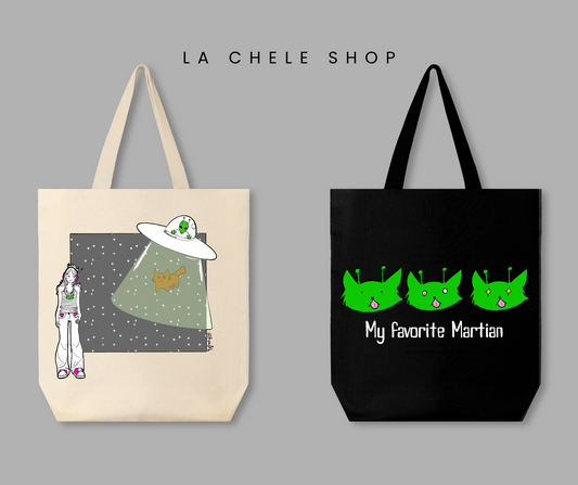 Tote bag alien